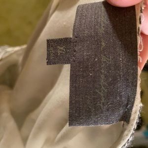 Beautiful grey and white flows peasant blouse